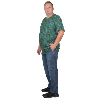 Olin triko zelený mramor