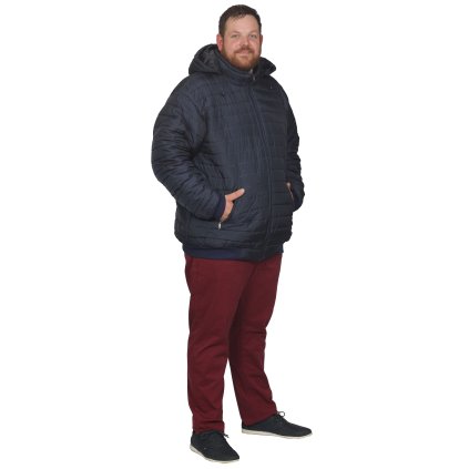 Zbyněk prošívaná zimní bunda modrá