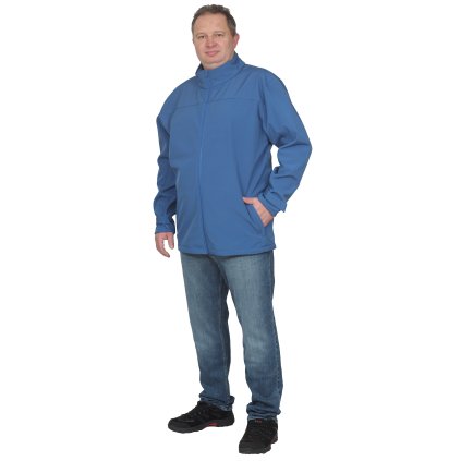 Softshellová bunda modrá