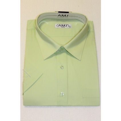 Košile krátký rukáv - jemně zelená