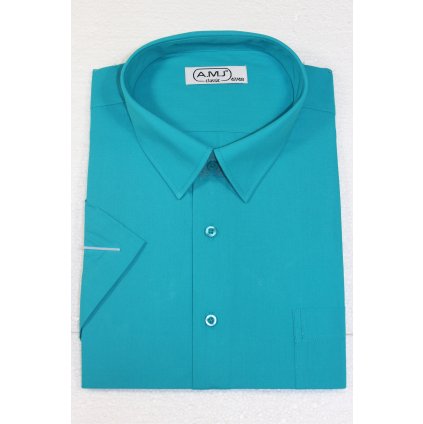 Košile krátký rukáv - petrolej