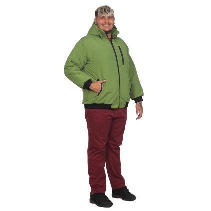 Alan zimní bunda zelená