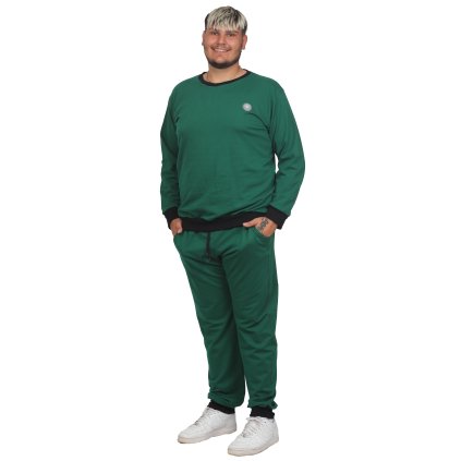 Matěj tepláky tmavě zelené