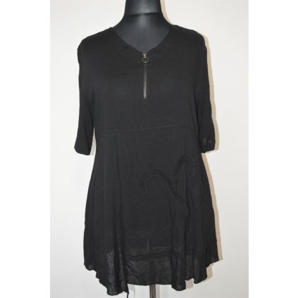 1331 Dámská černá  halenka, XL