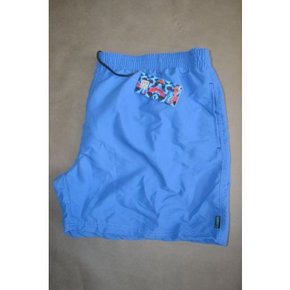 4546 kraťasy-koupačky. modré, 6XL