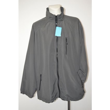 4304 Pánská, jarní/podzimní  bunda, barva: tm. šedá, vel.: 6XL