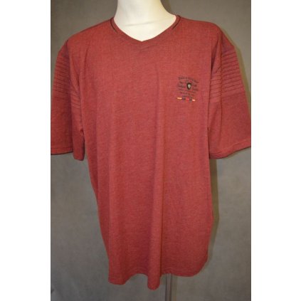 4335 Triko cihlové, kr rukáv, 2 XL