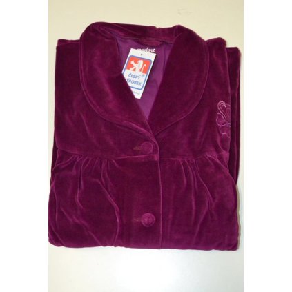 1700 župan sametový , bordo, na knoflíky, vel. 4XL,5XL