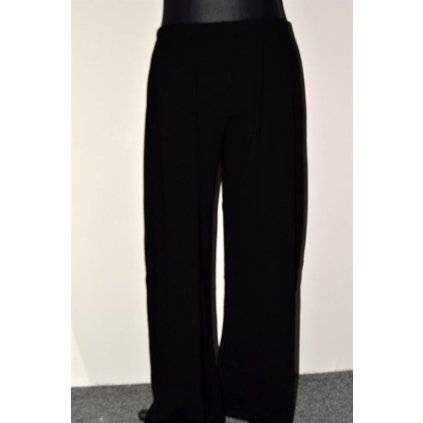 1221 Dámské černé společenské kalhoty - vel. XL-4XL