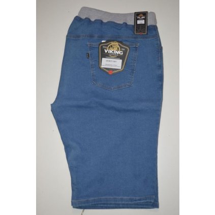 4514 riflové kraťasy do gumy, pas 150cm