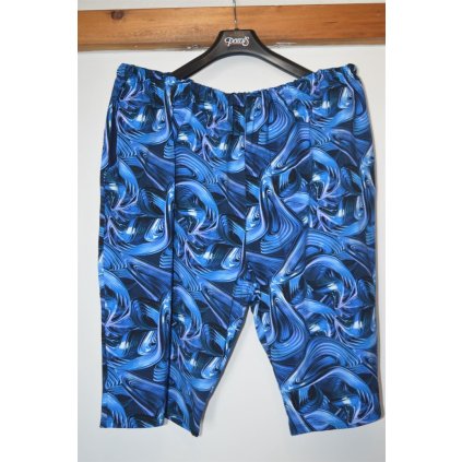 4599 kraťasy modré do gumy, 4 XL-8 XL