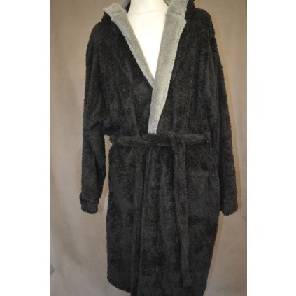 4078 Luxusní huňatý župan vel. 5XL-7XL