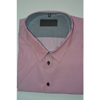 4386 Pánská košile, červeno-bílý pruh, v. 56
