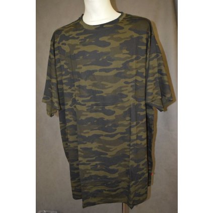 4380 Pánské triko, maskáčové, 6XL-8XL
