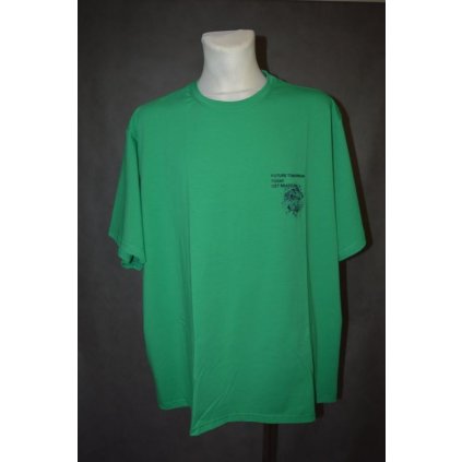 4349 Pánské triko zelené, vel. 7XL