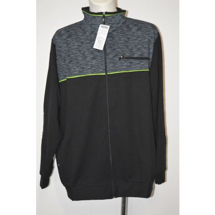4109 Pánská letní mikina na zip, vel. 6XL,7xL
