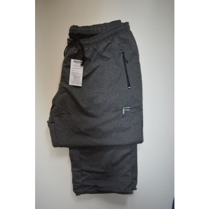 4503 šedé slabší teplákové kalhoty,2XL, 5XL
