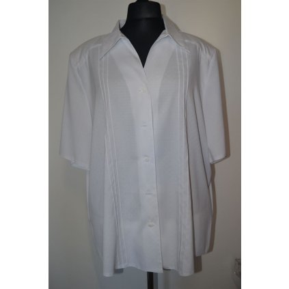 1509 Bíllá košilová halenka, vel. 62