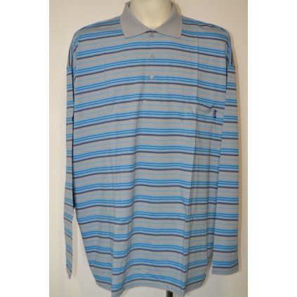 4367  Polokošile sv. modro-šedá , dlouhý rukáv, 5 XL