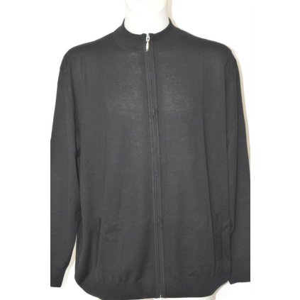 4350 Svetřík na zip, černý,tm modrý,bordo - vel. 62-72