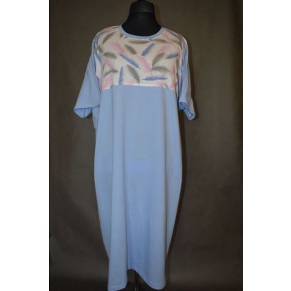 1464 Dámské noční košile, kr. rukáv,vel.4XL-10XL
