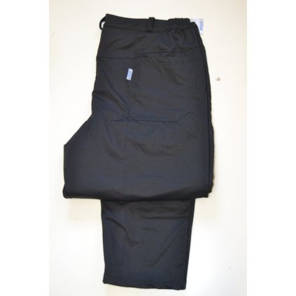 4083 Pánské softshellové černé kalhoty - vel. 6XL