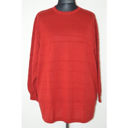 1642 Dámský bordo svetřík, 4XL