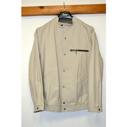 4140 Jarní a podzimní bundy , sv. káva, černá - vel. 2XL