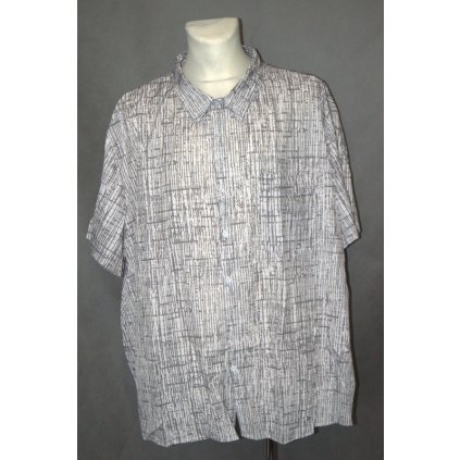 4056 Pánská košile,šedý vzor,6XL