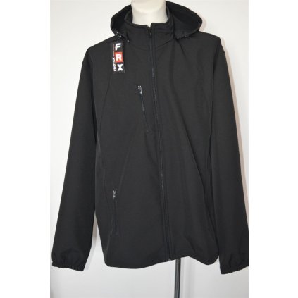 4137 Softsheelová bunda černá,5XL,6XL
