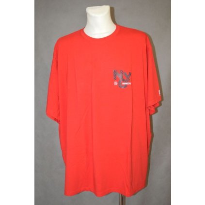 4656 Triko červené, kr. rukáv, 6XL,