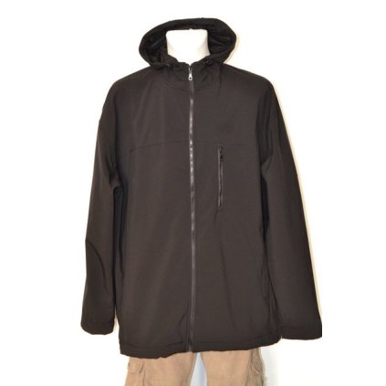 4660 Softsheelová bunda černá,  - vel. 3XL-9XL