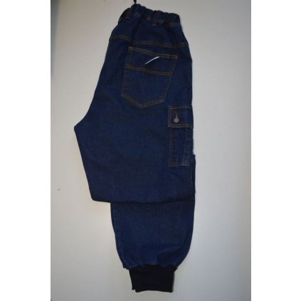 4646 riflové kapsáčové kalhoty, do gumy,130-180 cm