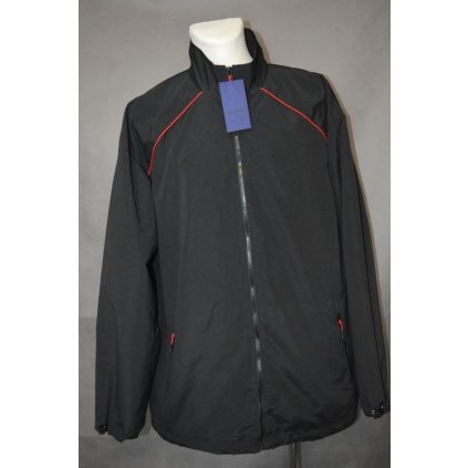 4355 Bunda černá s podšívkou 4 XL (156 cm)