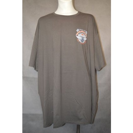 4579  Triko khaki, s potiskem, 8XL