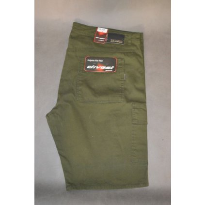 4266 khaki kapsáčové kraťasy 122-136 cm