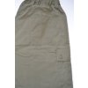 4522 Khaki kraťasy - kapsáče, do gumy - obvod pasu: 120 - 130 cm