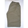 4522 Khaki kraťasy - kapsáče, do gumy - obvod pasu: 120 - 130 cm