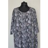 1562 Šaty hadí vzor, 3XL-5 XL