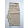 4524 Kraťasy sv.  béžové se strečem,  pas 128-156 cm