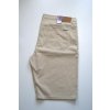4524 Kraťasy sv.  béžové se strečem,  pas 128-156 cm