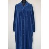 1667 Dámský župan, sametový, na knoflíky - vel. 4XL