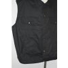 4438 Černá vesta bez rukávů, hrudník 140-180 cm