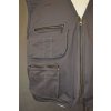 4577 Pánská šedá  plátěná  vesta - vel.4 XL-8XL