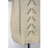 1140 Béžový pletený svetřík se spladlými rukávy - vel. 2XL