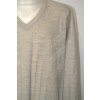 4432 Pánský vlněný slabší svetr, do "V", jednobarevný, 3 XL