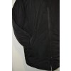 4205 Zimní bunda černá, delší, s kapucí, vel. 5 XL