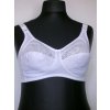 1073 Bílá podprsenka, celokrajková - vel. - 90 C  - SLEVA!!!!