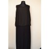 1263 Dámské společenské šaty, černý přehoz, v.52