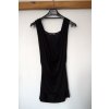 1310 Černá dámská tunika bez rukávů + top - obvod hrudníku: 82 cm - SLEVA!!!